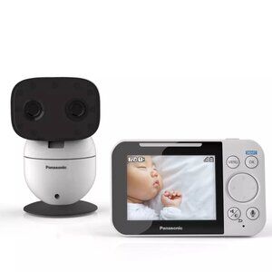 Panasonic Video Baby Monitor Extra Long Range 3.5" KX-HN4001W White New